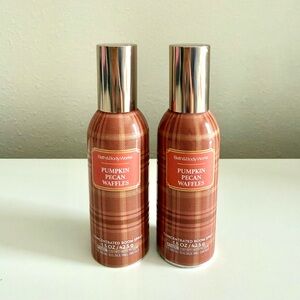 Bath & body works Pumpkin Pecan Waffles room spray BBW set of 2!